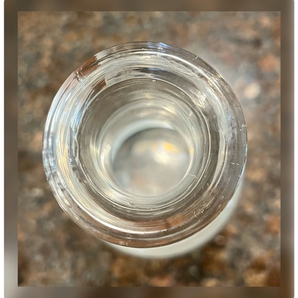 Etched Clear Glass Decanter-Matching Glasses Sold Separately - Picture 5 of 5